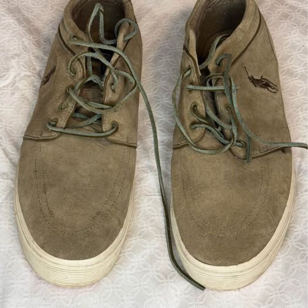 Polo Ralph Lauren Faxon Mid Suede Shoes Size 13D